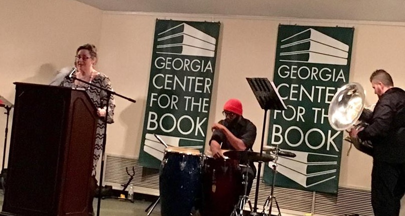 Georgia Center for the Book Performance with Atlanta trio Three Way Mirror at Decatur Library